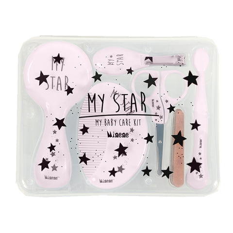 My Baby Care and Grooming Kit - Pink Stars