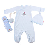 Newborn Baby Gift - Blue & White