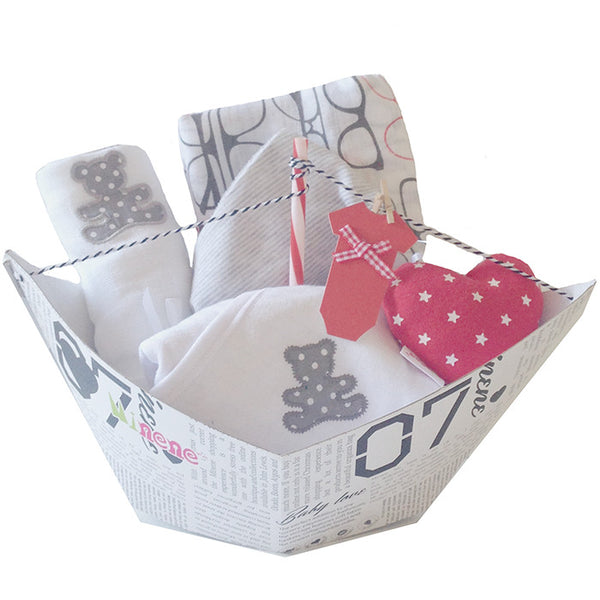 Baby Gift - Little Sailor - Grey and White