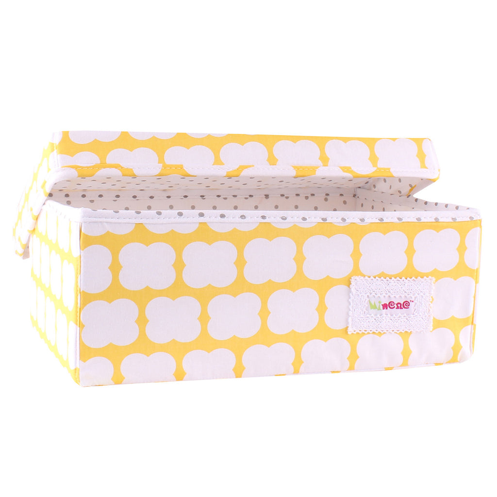 Small Storage Box - Yellow Puff